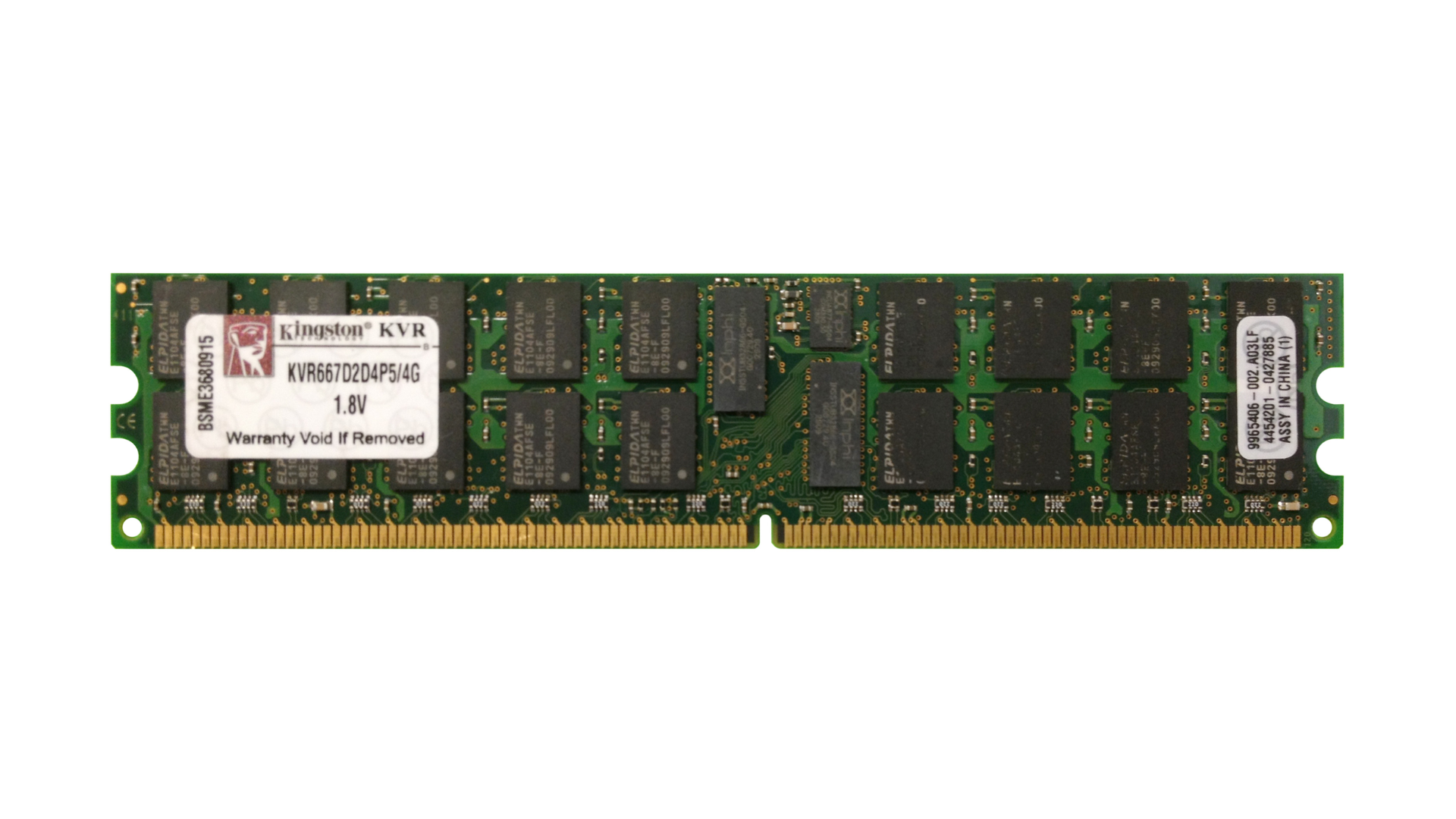 Kingston 4GB ECC Registered DDR-2 667