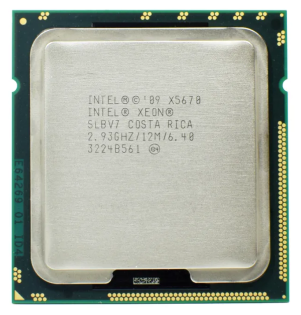 Intel Xeon X5670 Processor Six-Core 2.93GHz 6.4GT/s 12MB cache 95W LGA1366