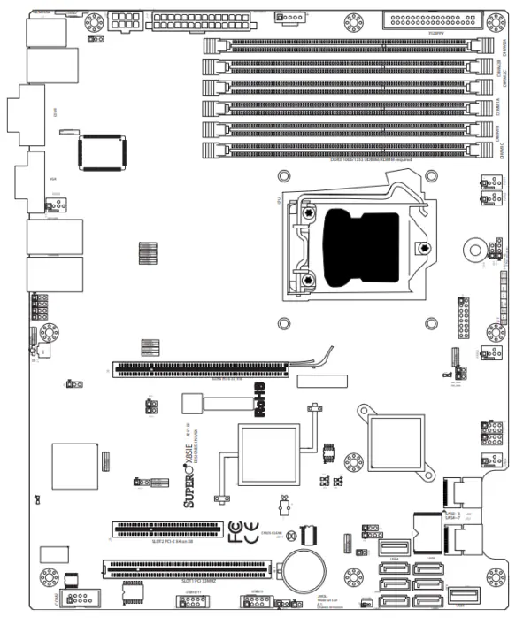 Supermicro X8SI6-F motherboard - Image 2